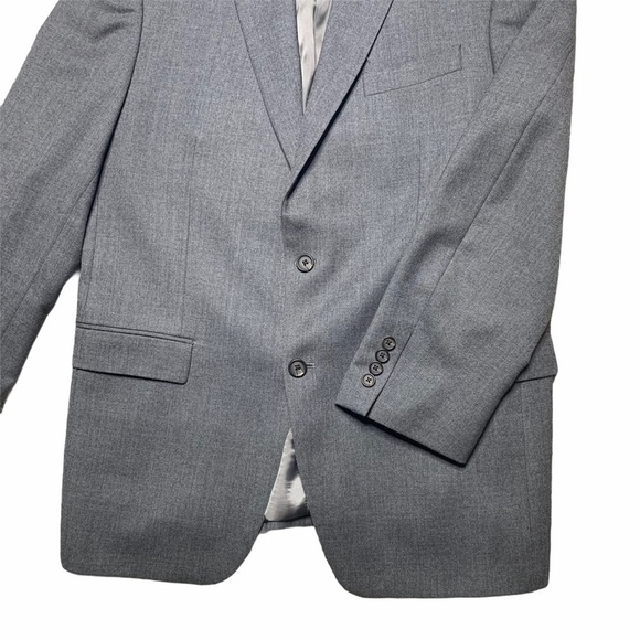 Ralph Lauren Gray Wool Blazer Size 40R Lined EUC - Picture 2 of 9